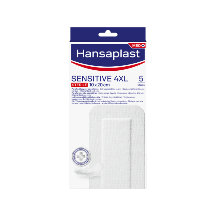 Hansaplast Sensitive 4XL (me 10) 5 kpl