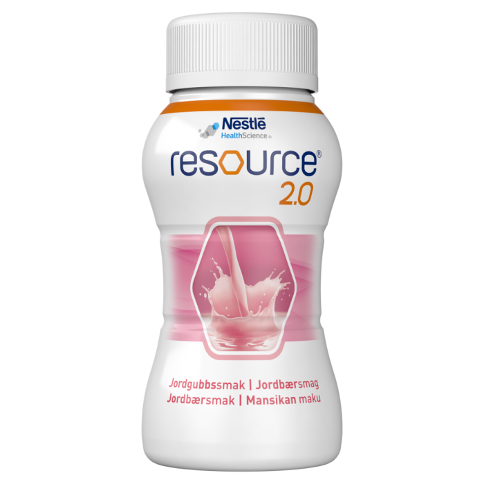 Resource 2.0 Mansikka 4x200 ml kuva 1