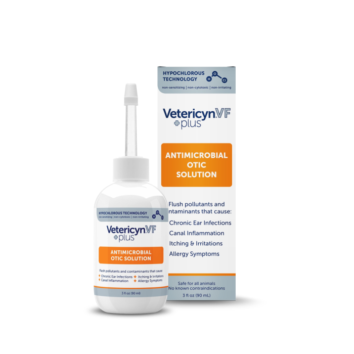 Vetericyn+ VF korvahuuhde 90 ml