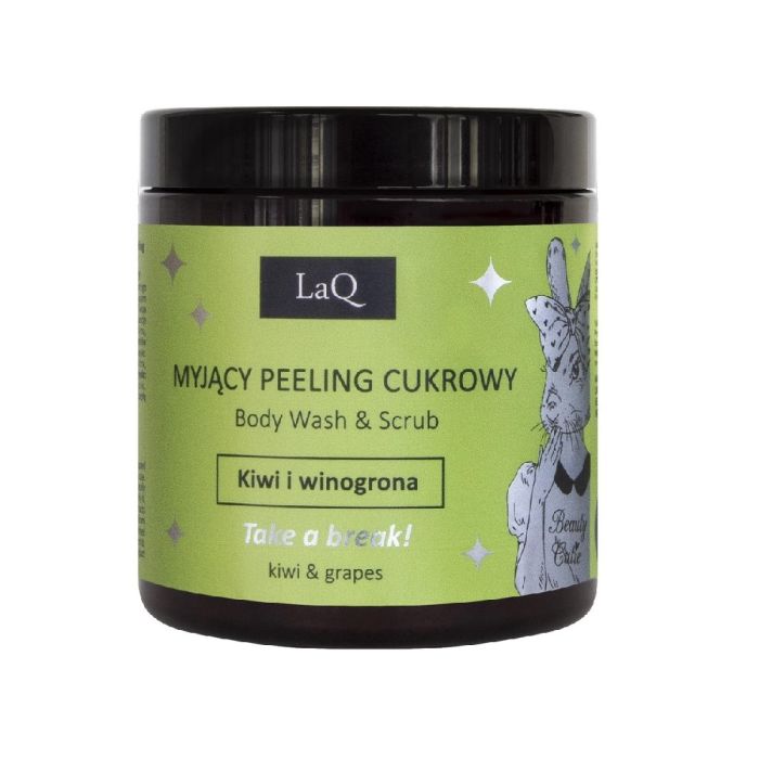 LaQ Kiwi&Grapes Pesu ja kuorinta Wash and Scrub 220 g kuva 2