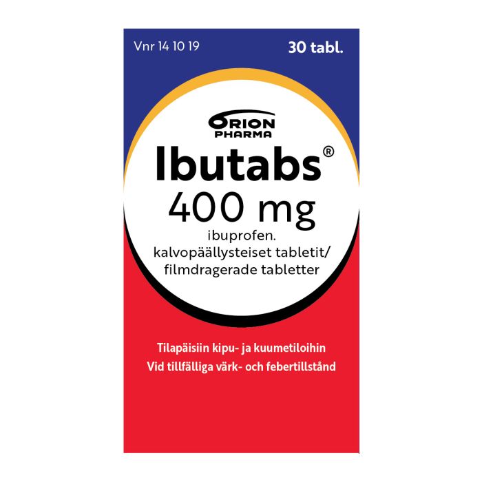 IBUTABS tabletti, kalvopäällysteinen 400 mg 30 fol