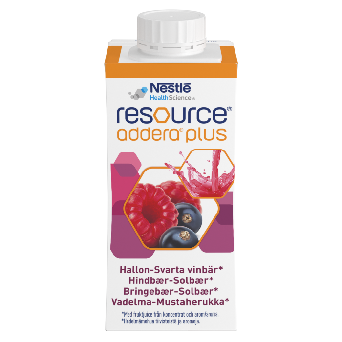 Resource Addera Plus Vadelma-Mustaherukka 4x200 ml kuva 4