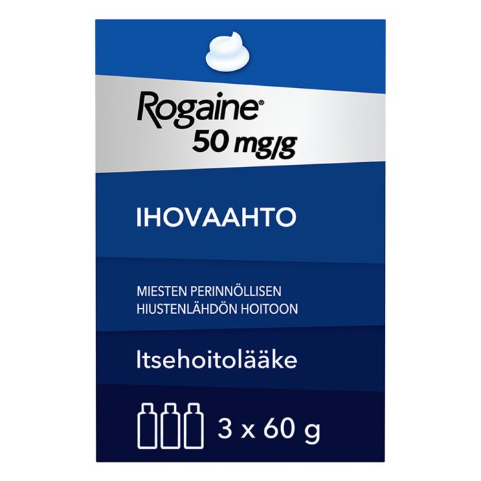 ROGAINE ihovaahto 50 mg/g 3 x 60 g kuva 4