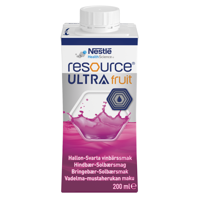 Resource Ultra Fruit Vadelma-Mustaherukka Tetra Pak 4x200 ml kuva 3
