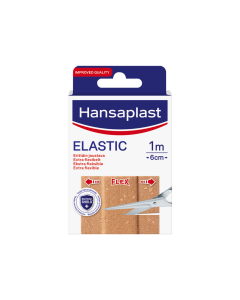 Hansaplast Elastic kangaslaastari 1 m x 6 cm (ME10) 1 kpl