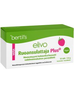 bertils Elivo Ruuansulattaja plus vadelma 32 purutablettia