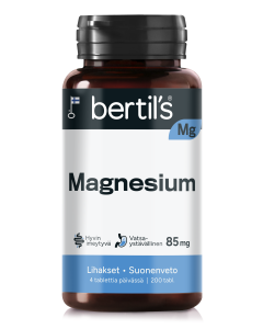 bertils Magnesium 200 tabl