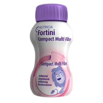 Fortini Compact multi fibre mansikka 4x125 ml