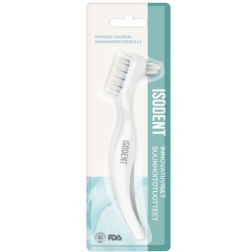 IsoDent puhdistusharja hammasproteeseille 1 kpl