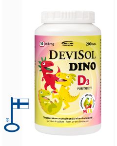 Devisol Dino mix 10 mikrog 200 purutabl
