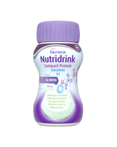 Nutridrink Compact Protein Sensations viilentävä kurkku-lime 4x125 ml