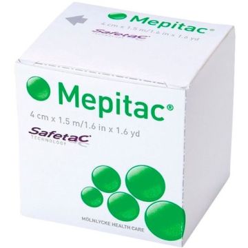 Mepitac kiinnitysteippi 4 cm x 1,5 m 298400 1 kpl