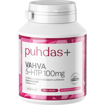 Puhdas+ 5-HTP 100 mg vegekaps 60 kpl