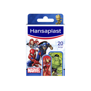 Hansaplast Marvel Strips Assortment (me 10) 20 kpl