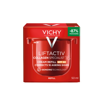 Vichy Liftactiv Collagen Specialist 16 Cream spf 50 päivävoide täyttöpakkaus 50 ml