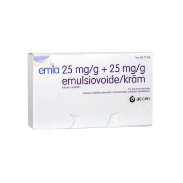 EMLA emulsiovoide 25/25 mg/g 5 g