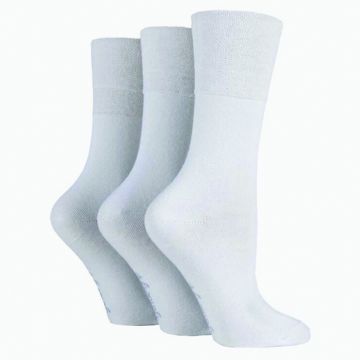 IOMI Footnurse Diabetes-sukka 37-42 Valkoinen 3 paria
