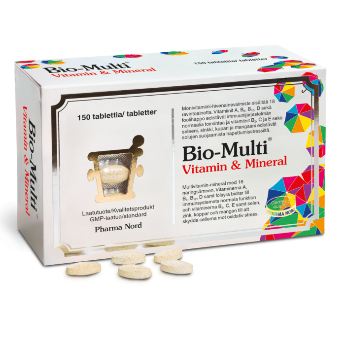 1000013216_Bio_Multi_Vitamin_Mineral_150_tabl_pakkauskuva_Pakkauskuva13862_png