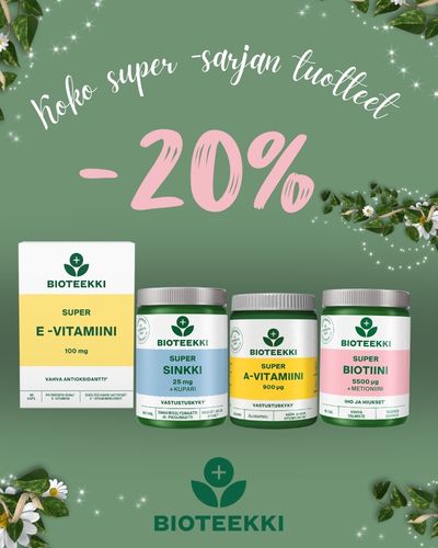 Minisun D-vitamiinit tarjouksessa